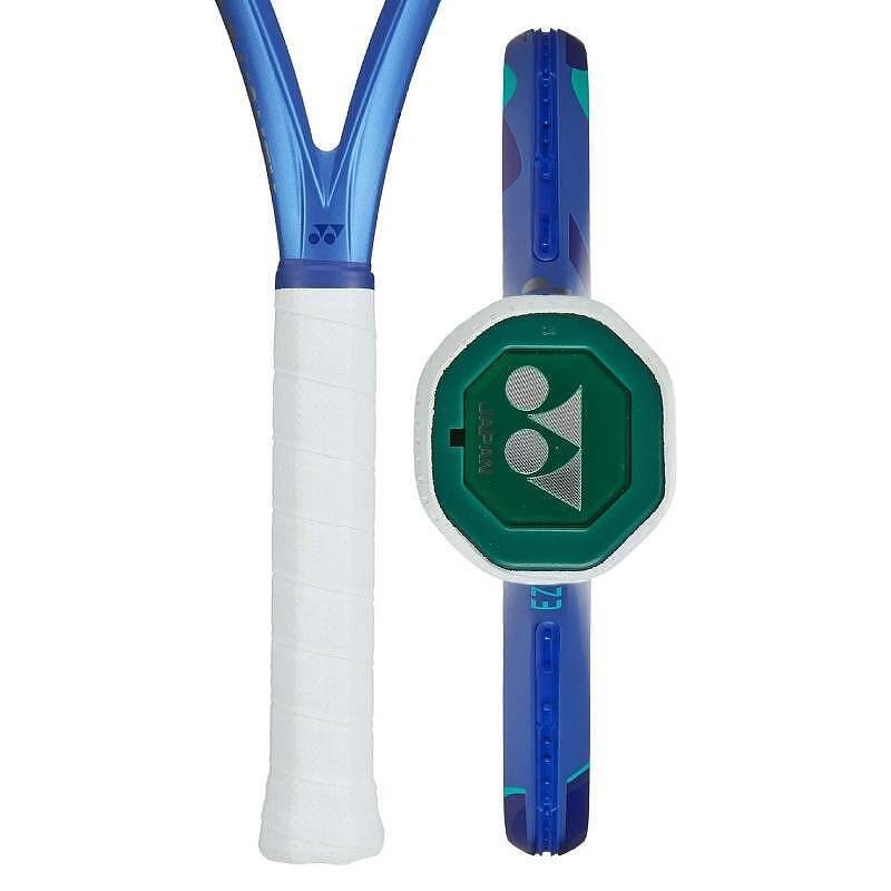 Rachetă de tenis Yonex EZONE 100 Blast Blue 2025 cu design modern pentru putere, confort și control