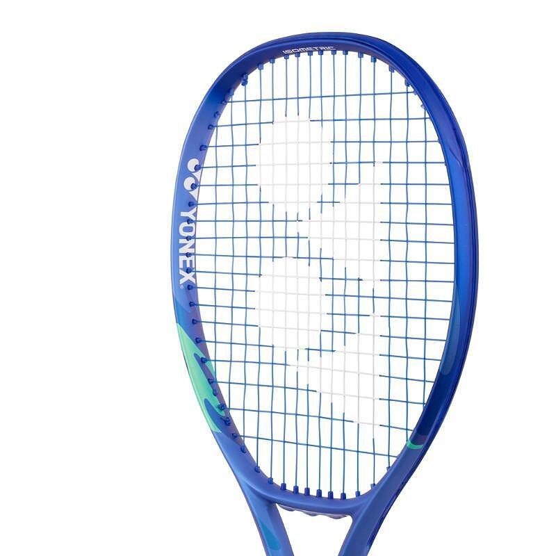 Rachetă de tenis Yonex EZONE 25 Blast Blue 2025 - rachetă de tenis din grafit pentru copii, pentru putere și confort