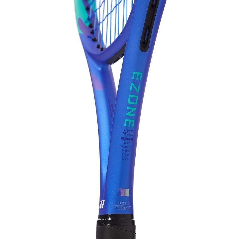 Yonex EZONE ACE Blast Blue 2025 tennis racket – a light, maneuverable, and comfortable racket for comfort, control, and power on the court.