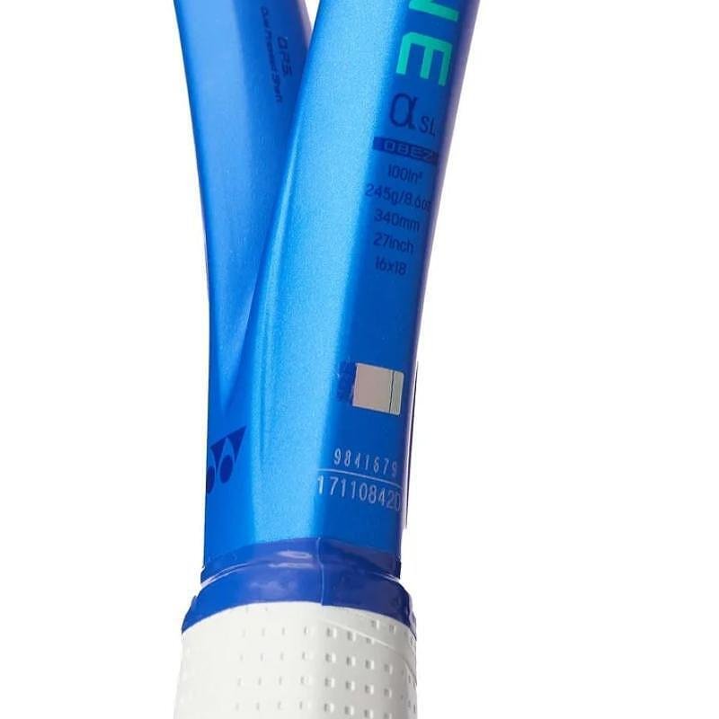 Rachetă de tenis Yonex Ezone Alpha SL Blast Blue – rachetă de tenis ușoară și manevrabilă pentru începători și juniori