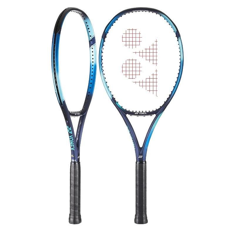 YONEX EZONE GAME tennis racket in sky blue, a lightweight and comfortable racket for beginners and intermediate players