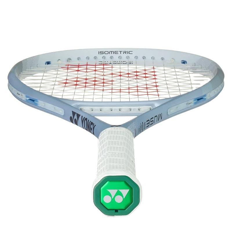 Rachetă de tenis Yonex Muse 100 Pearl Silver – rachetă de tenis ușoară și confortabilă Yonex pentru joc fluid.