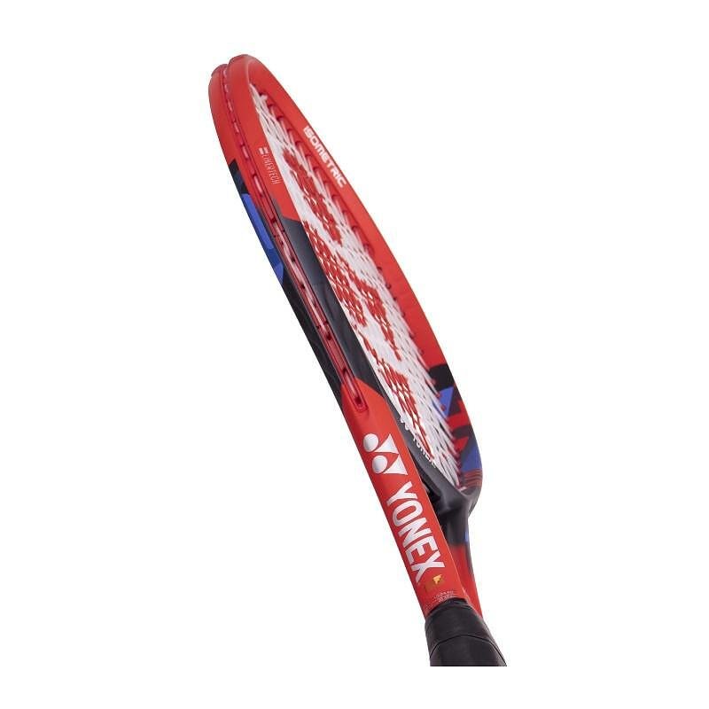 Yonex VCORE 100 Scarlet tennis racket with precision and control, ideal for tennis gear and tennis shop