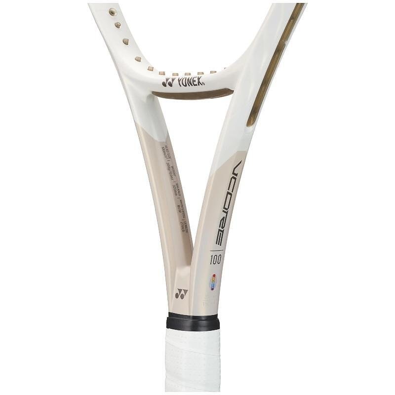 Yonex VCORE 100 Sand Beige tennis racket - a modern tennis racket with power, control, and an expanded sweet spot