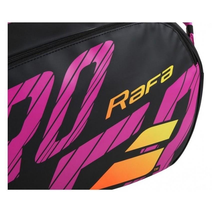 Термобег Babolat RH PURE AERO RAFA - 12 ракети, тенис сак Rafa в черно, розово и жълто