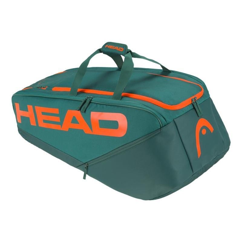 Тенис сак HEAD PRO Racquet Tennis Bag XL – зелен сак HEAD за до 12 ракети и обувки, стилен и просторен