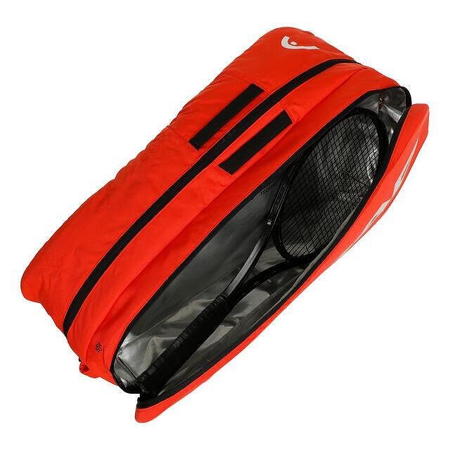 Тенис сак HEAD Tour Racquet Bag XL CB - 12 ракети, червен термосак за тенис ракети и екипировка