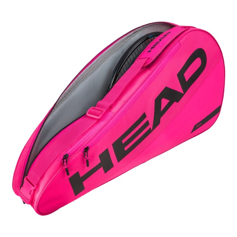 Tennis bag HEAD Tour S Pink - 3 rackets, compact and modern tennis bag for gear and convenience