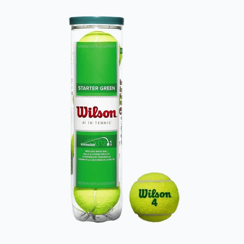 Mingi de tenis Wilson Starter Green - 4 mingi