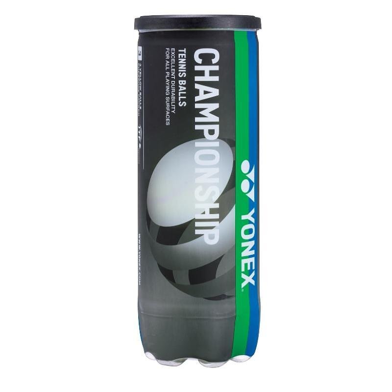 Yonex CHAMPIONSHIP tennis balls x3, x4 for training and match play, ITF approved, all courts.