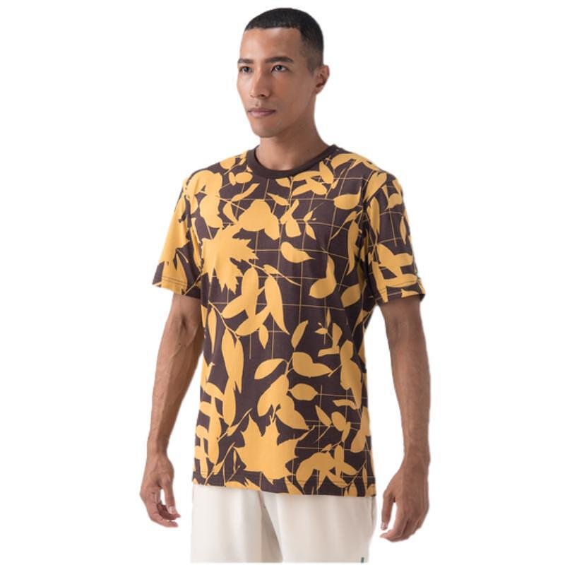 Yonex T-shirt 2024 - UNISEX size S, earth brown, a stylish T-shirt for tennis apparel and everyday wear