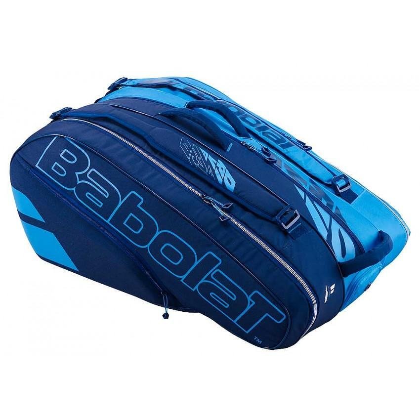 Термобег Babolat PURE DRIVE - 12 ракети, син тенис сак за 12 ракети и цялата екипировка