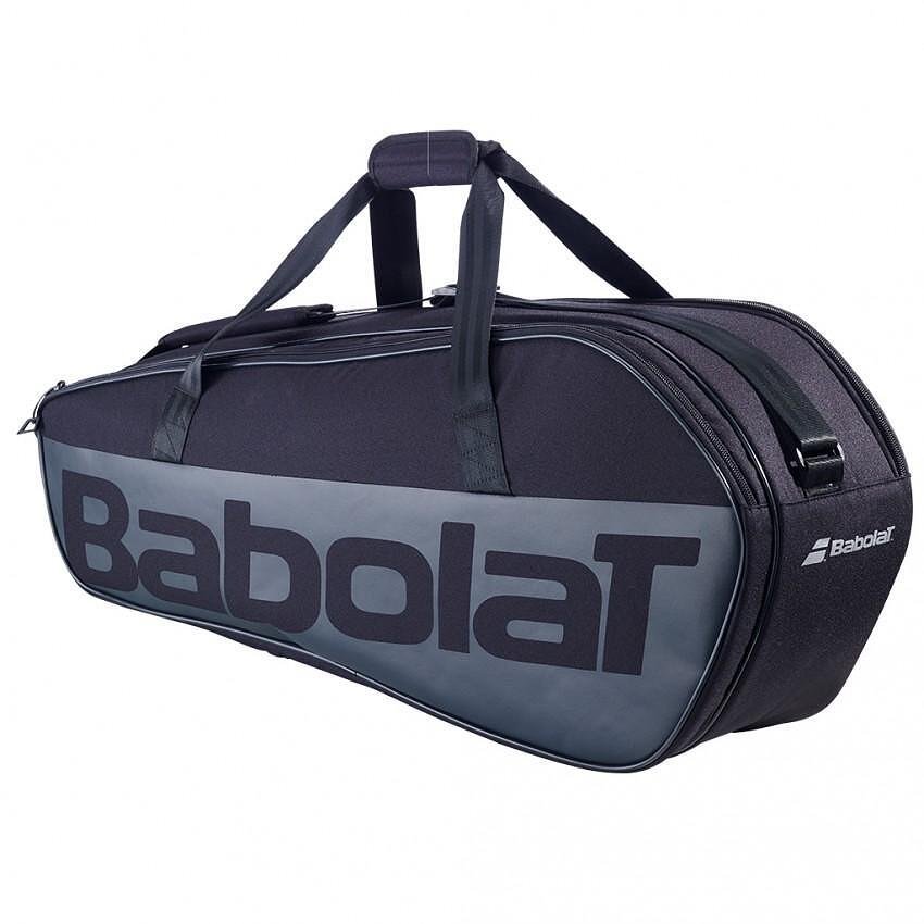 Термобег Babolat EVO COURT M 2025 Black - 6 ракети за тенис екипировка и удобно съхранение