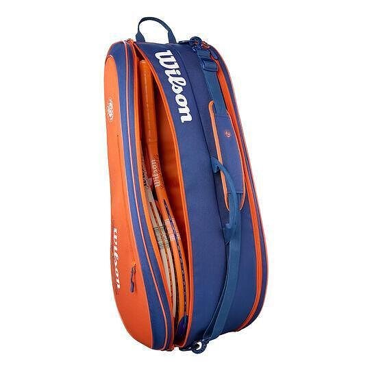 Wilson Team Roland Garros thermal bag - 6 racquets, stylish Wilson tennis bag for 6 racquets and gear