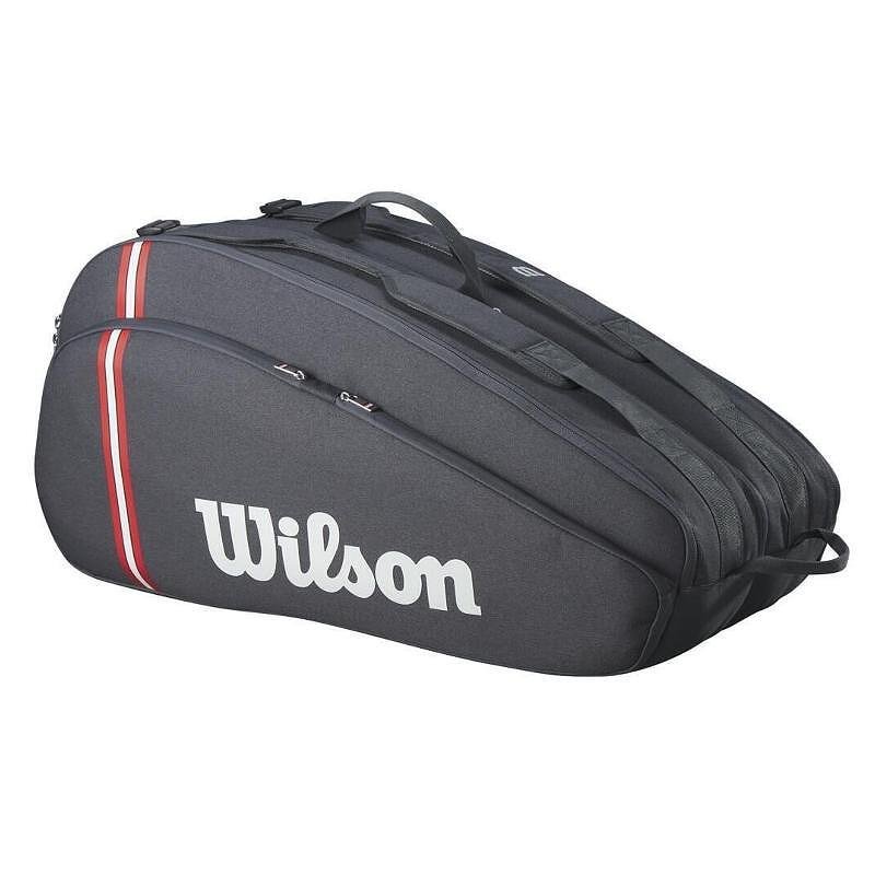 Термобег Wilson Tour 2025 - 12 ракети, просторен тенис сак Wilson за турнири, тренировки и пътувания.