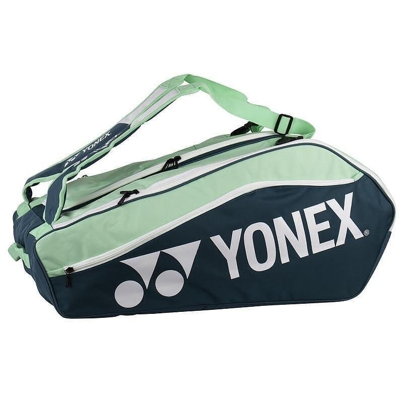 Racket Bag Yonex Club Line Petrol/Mint - 12 rackets