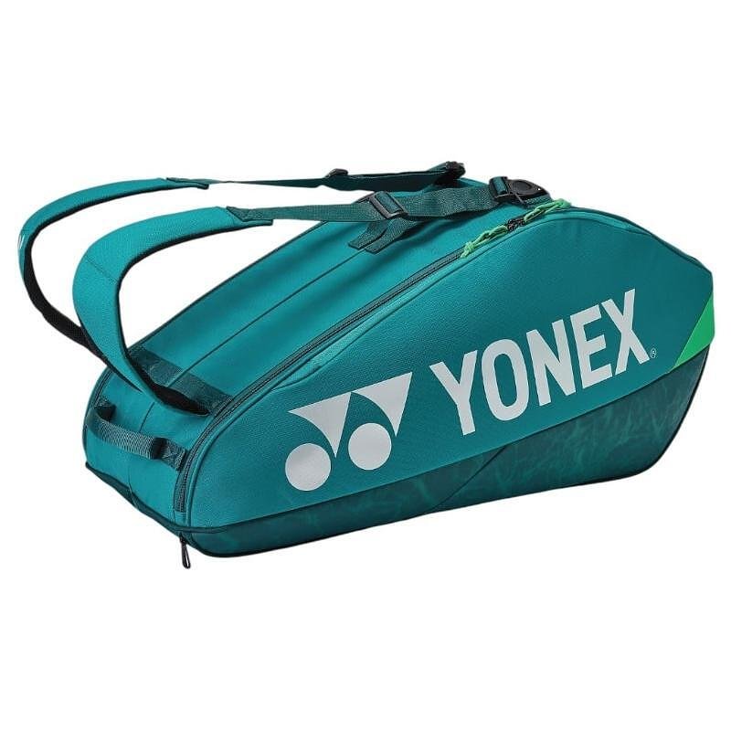 Yonex Pro Dark Green Thermo Bag - 6 Racquets