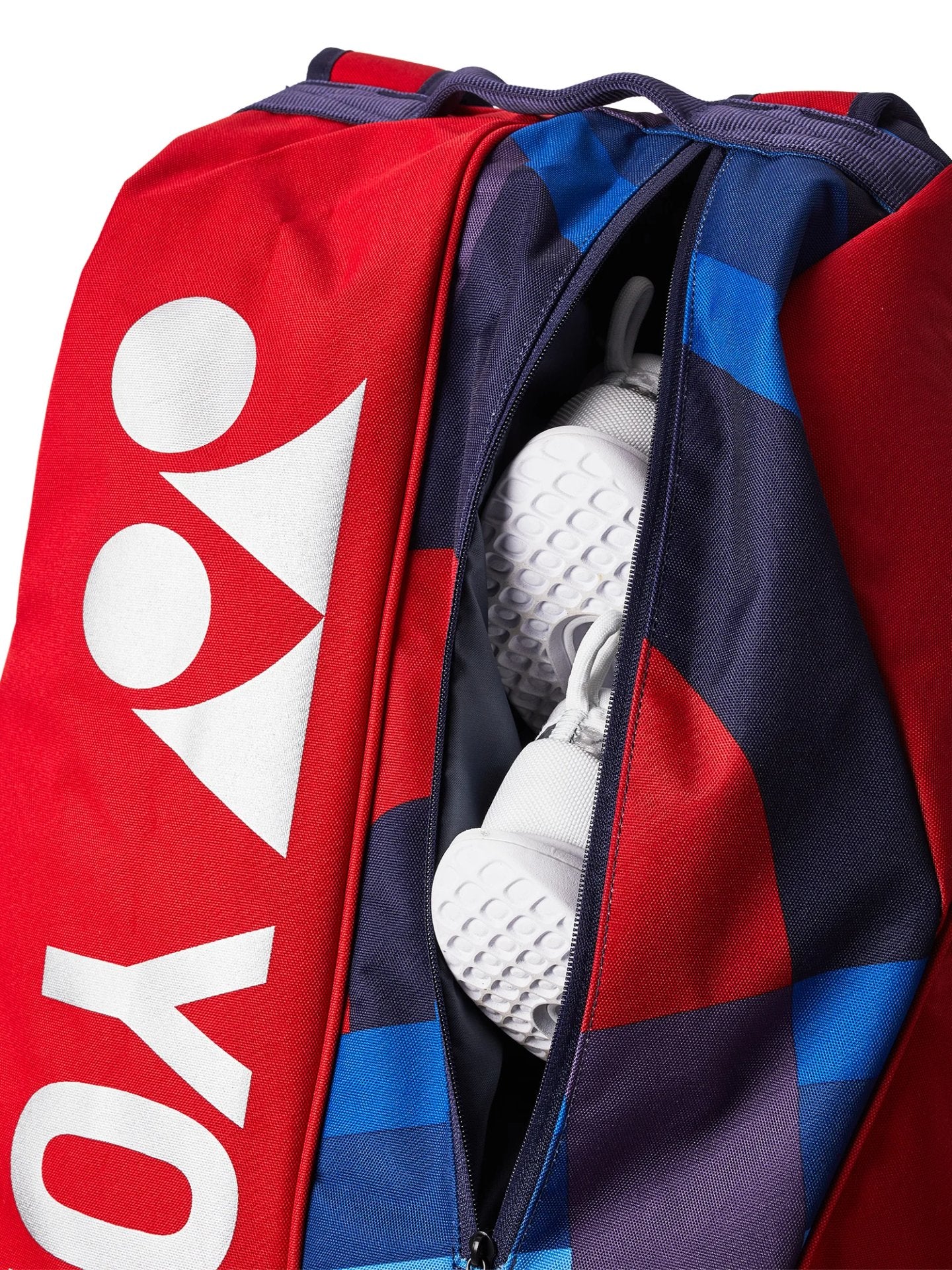 Термобег Yonex PRO THERMOBAG - 6 ракети, scarlet – термосак за тенис ракети Yonex в червено и синьо