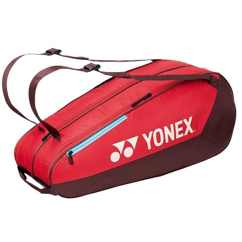 Термобег YONEX TEAM Ruby Red - 6 ракети, термобег за тенис с отделение за ракети и маратонки