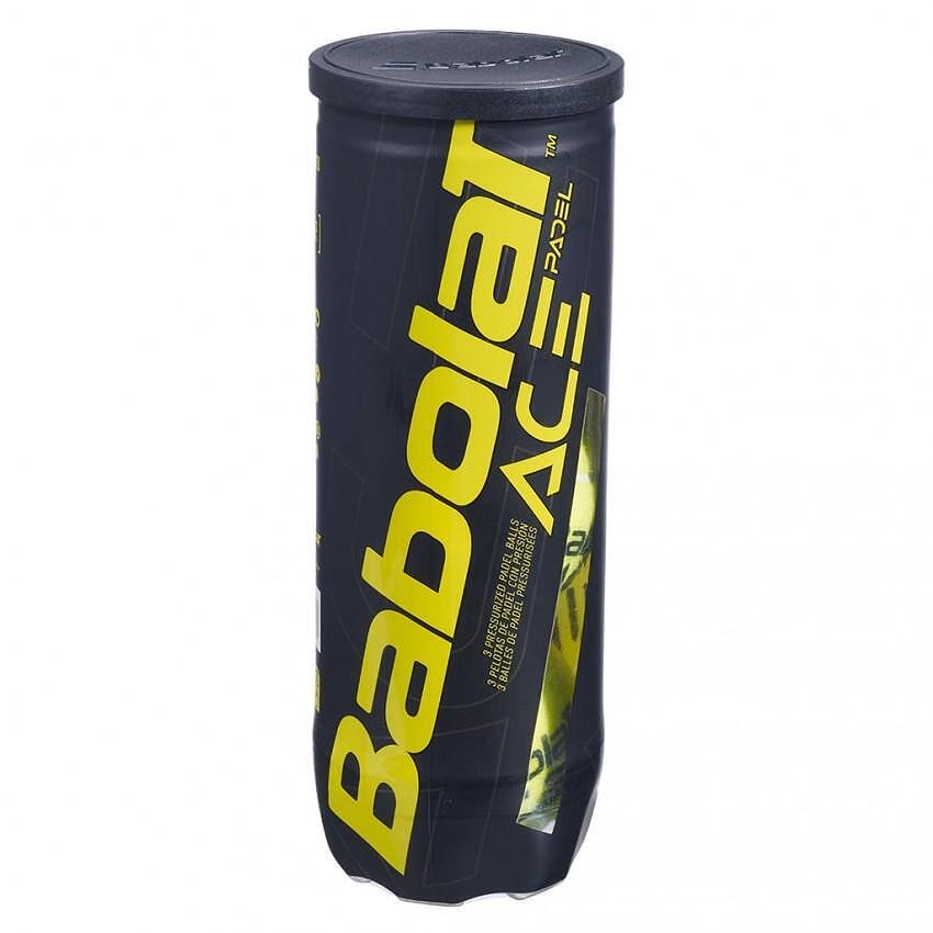 Babolat ACE PADEL X3 padel balls – durable competition balls, approved by the International Padel Federation.
