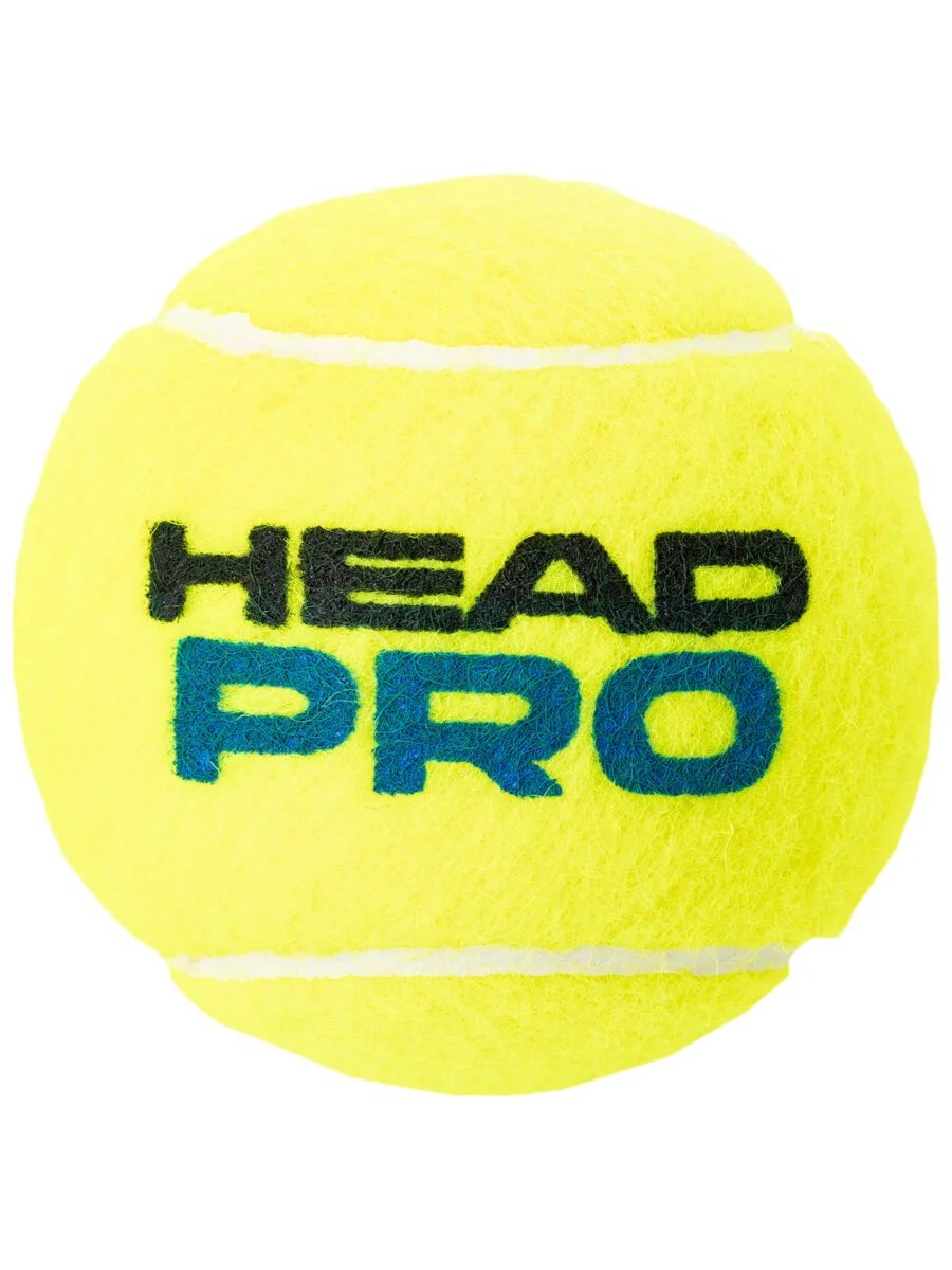 Топки за тенис Head Pro 4 Ball Can – жълта тенис топка HEAD PRO с SmartOptik филц и отлична издръжливост.