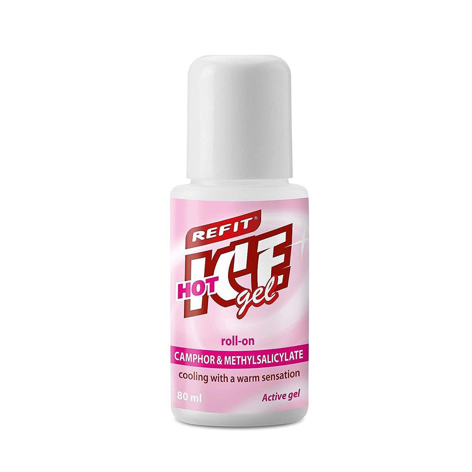 Refit Warming Gel Ice Gel Camphor & Methyl Salicylate 80 Ml Roll-On