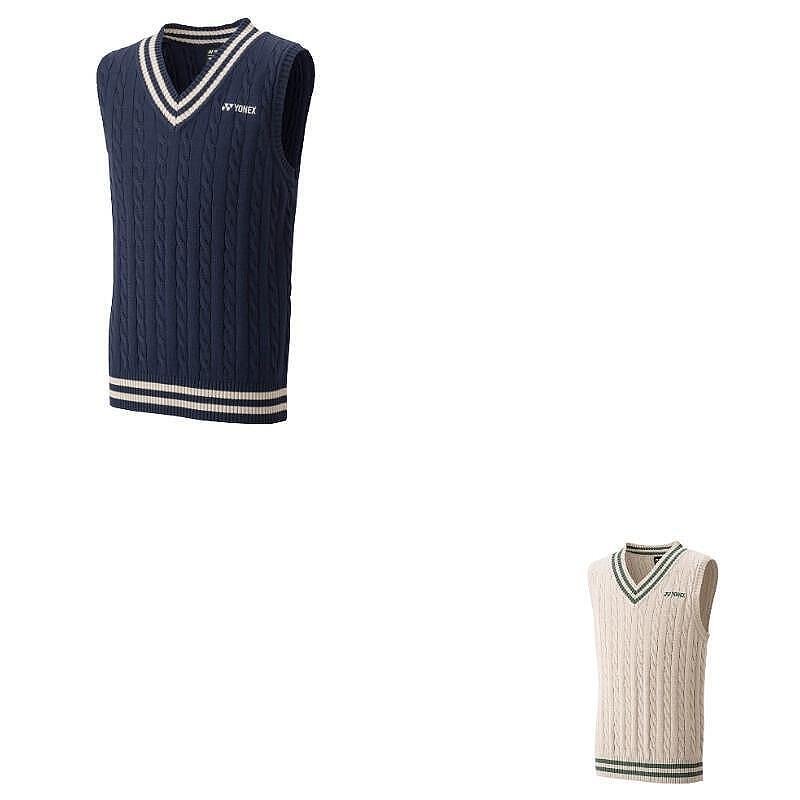 Vestă Yonex Unisex Sweater Vest Indigo Marine, vestă sport stilată pentru antrenament și uz zilnic